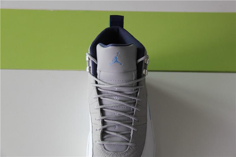 Air Jordan 12 Grey/University Blue